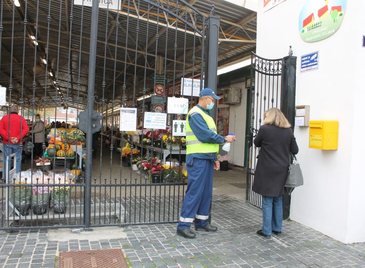 Pojačane mjere na Gradskoj tržnici, građane molimo za strpljenje i poštivanje mjera