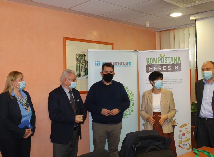 Svečano potpisan ugovor za projekt Dogradnja, unapređenje i opremanje postrojenja za recikliranje odvojeno sakupljenog biootpada u kojem se provodi tehnološki proces kompostiranja u Herešinu