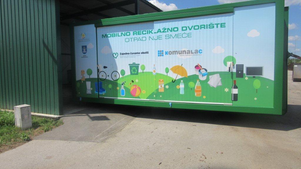 Mobilno reciklažno dvorište u utorak, 11. svibnja, nalazit će se u općini Sokolovac