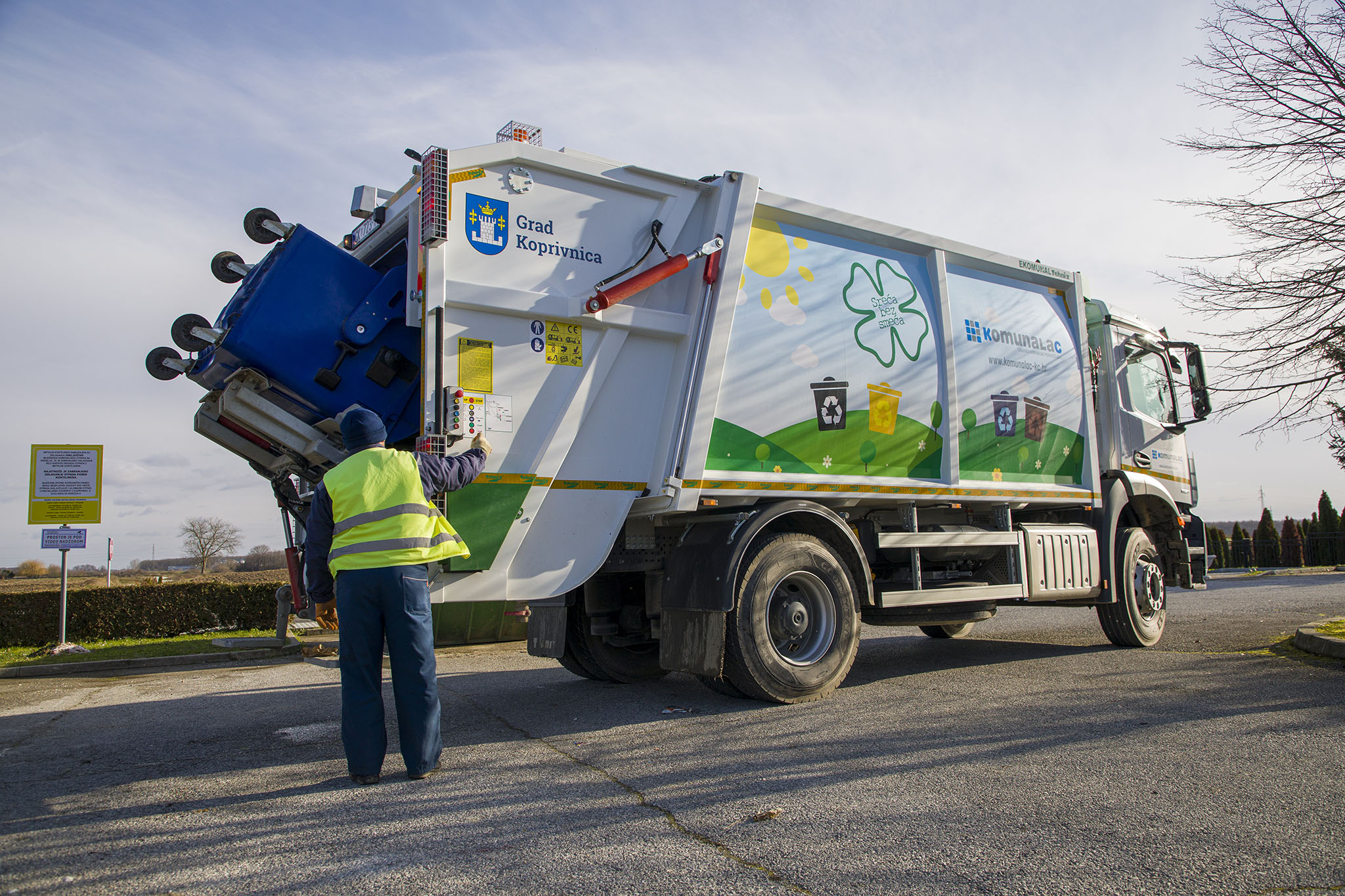 Obavijest građanima Koprivnice o promjeni rajona za odvoz otpada