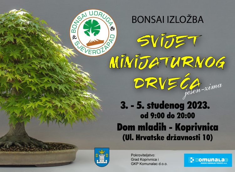 Svijet minijaturnog drveća i ove godine u Domu mladih Koprivnica