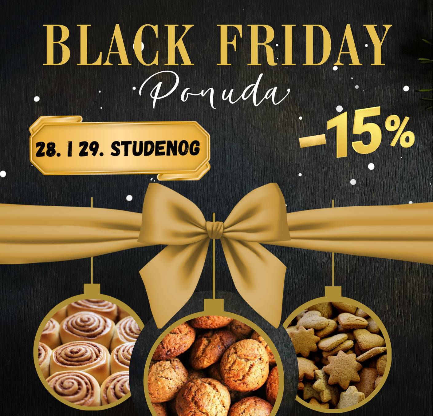 Black Friday u Smuteku – blagdanske slastice po posebnim cijenama