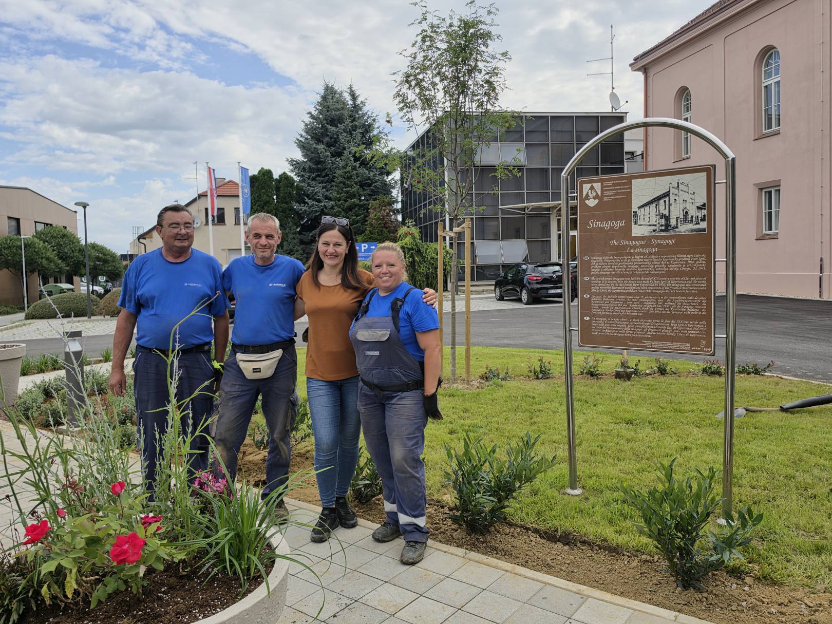 Uređen prostor uz Koprivničku sinagogu